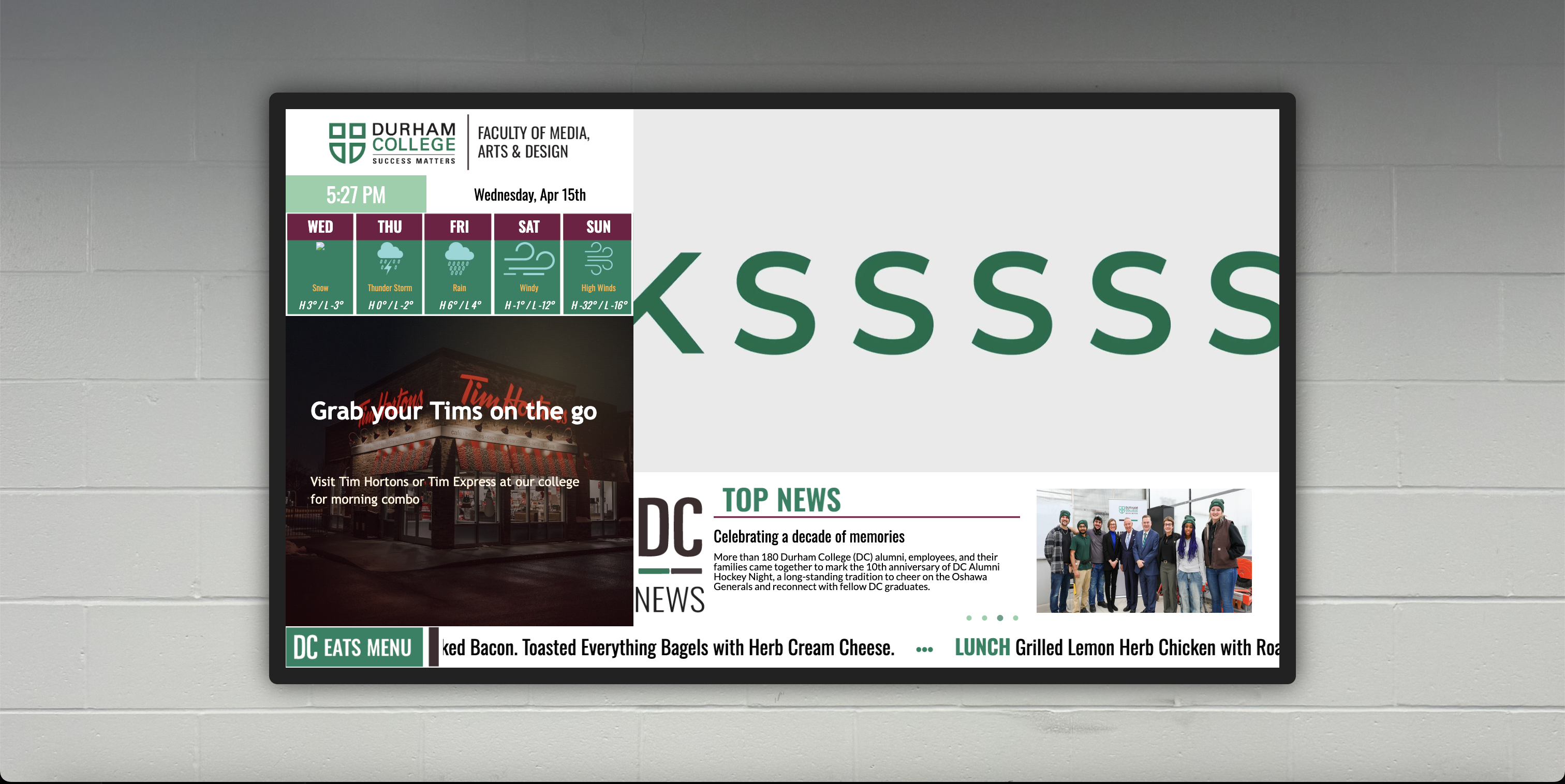 Digital signage preview